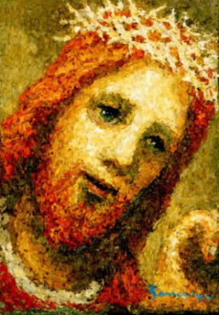 祝福するキリスト